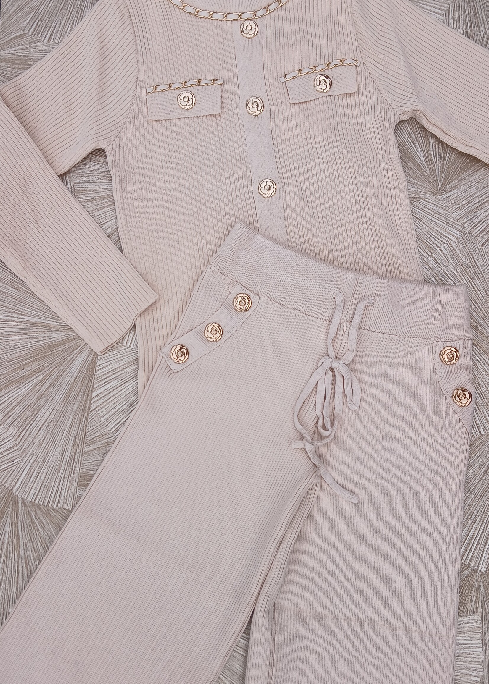 Goldy Chic Pants Beige