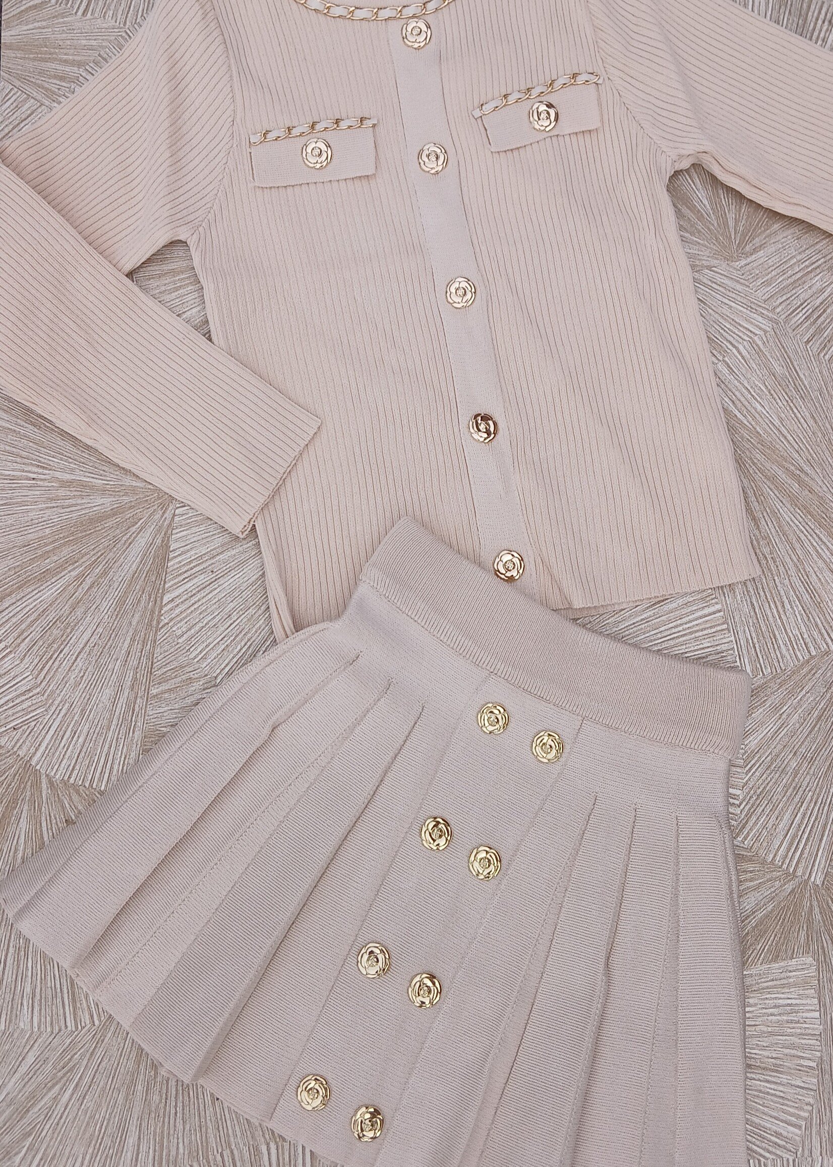 Goldy Chic Rok Beige