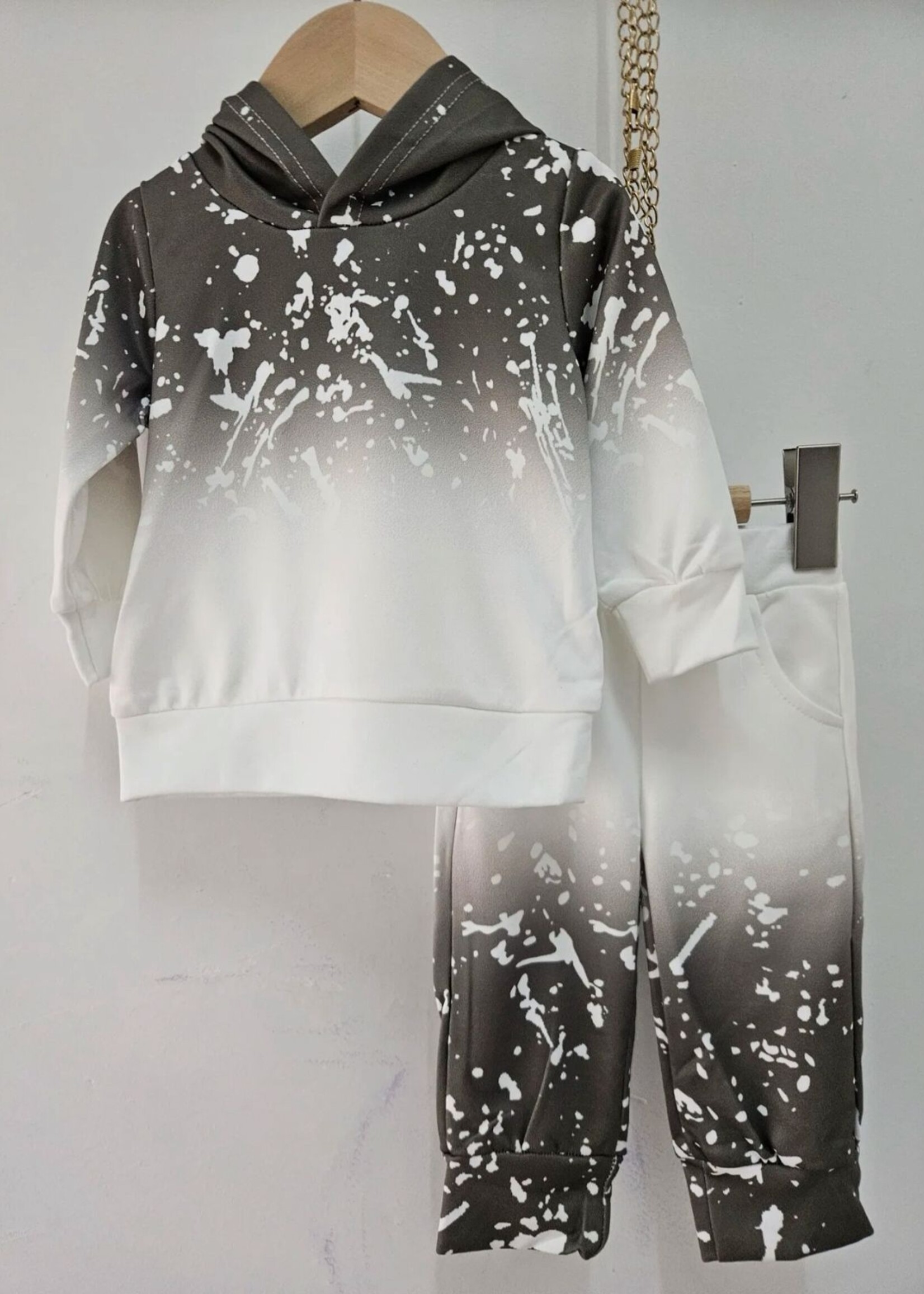 Boys Comfy Paint Set Coffeegreen