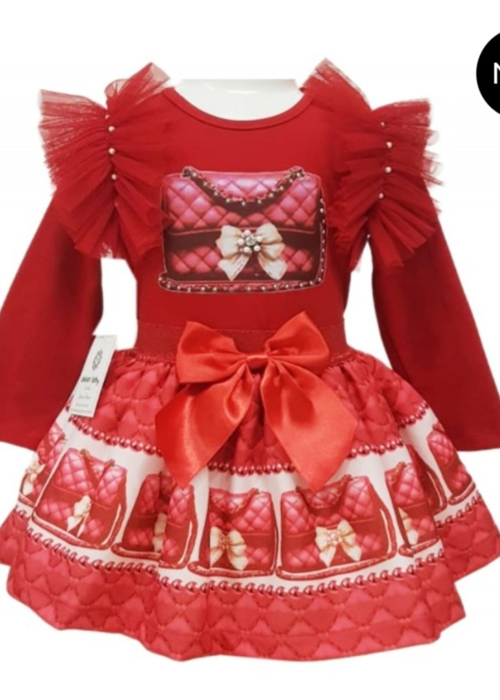 Luxury Chanel Handbag Set Red