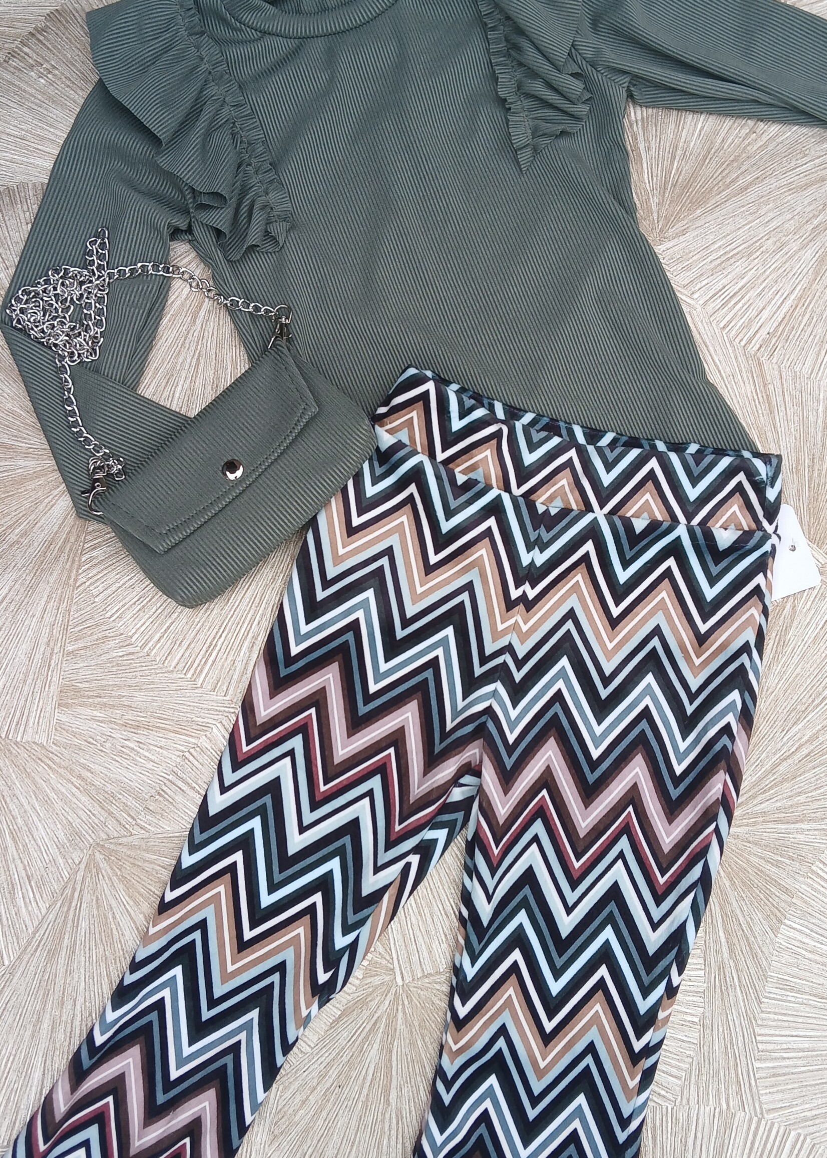 Velourse Ziggy Flair Green