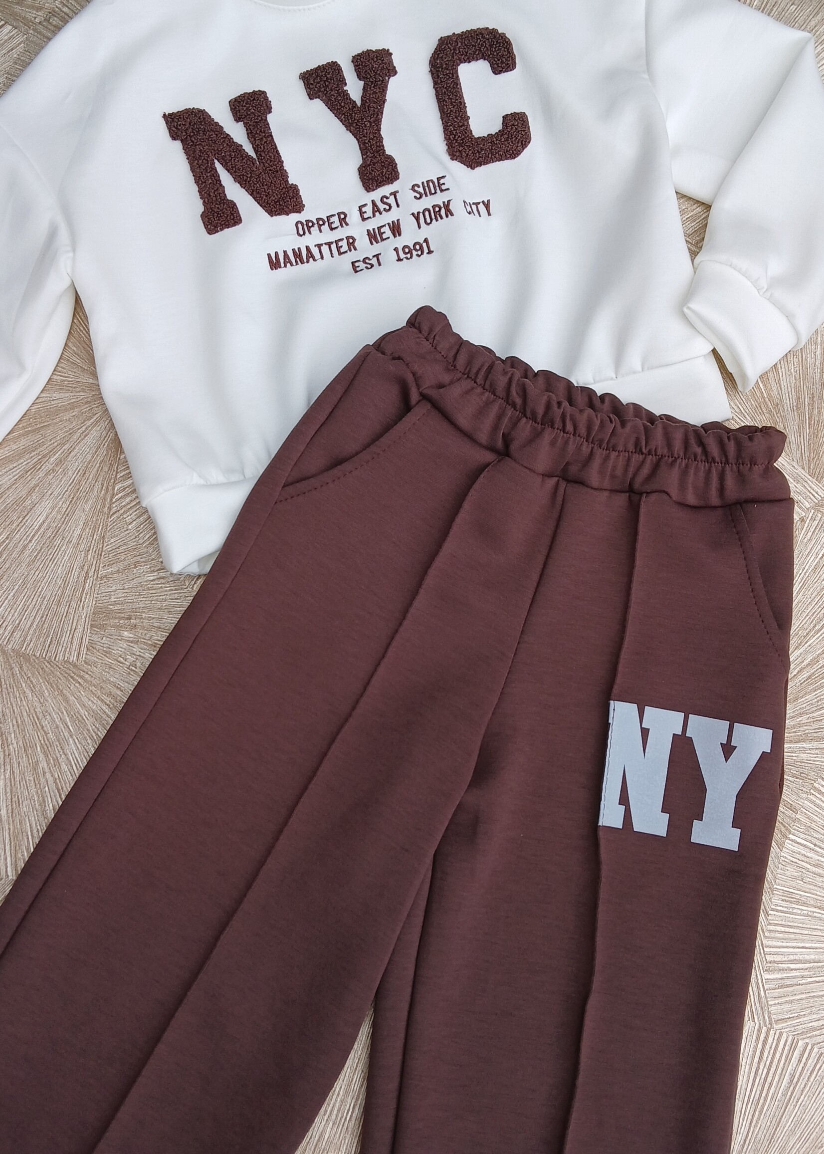 NYC Comfy Broek Choco