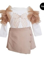 Luxury Glamour Skirt Set Champagne