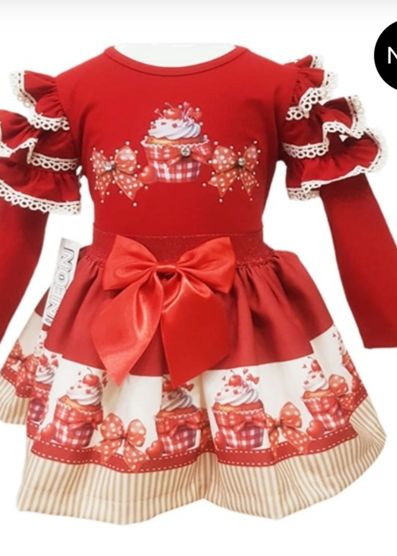 Luxury Lots of Cupcake Set Red