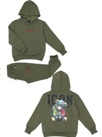 Chill Bear IconComfy Set ArmyGreen