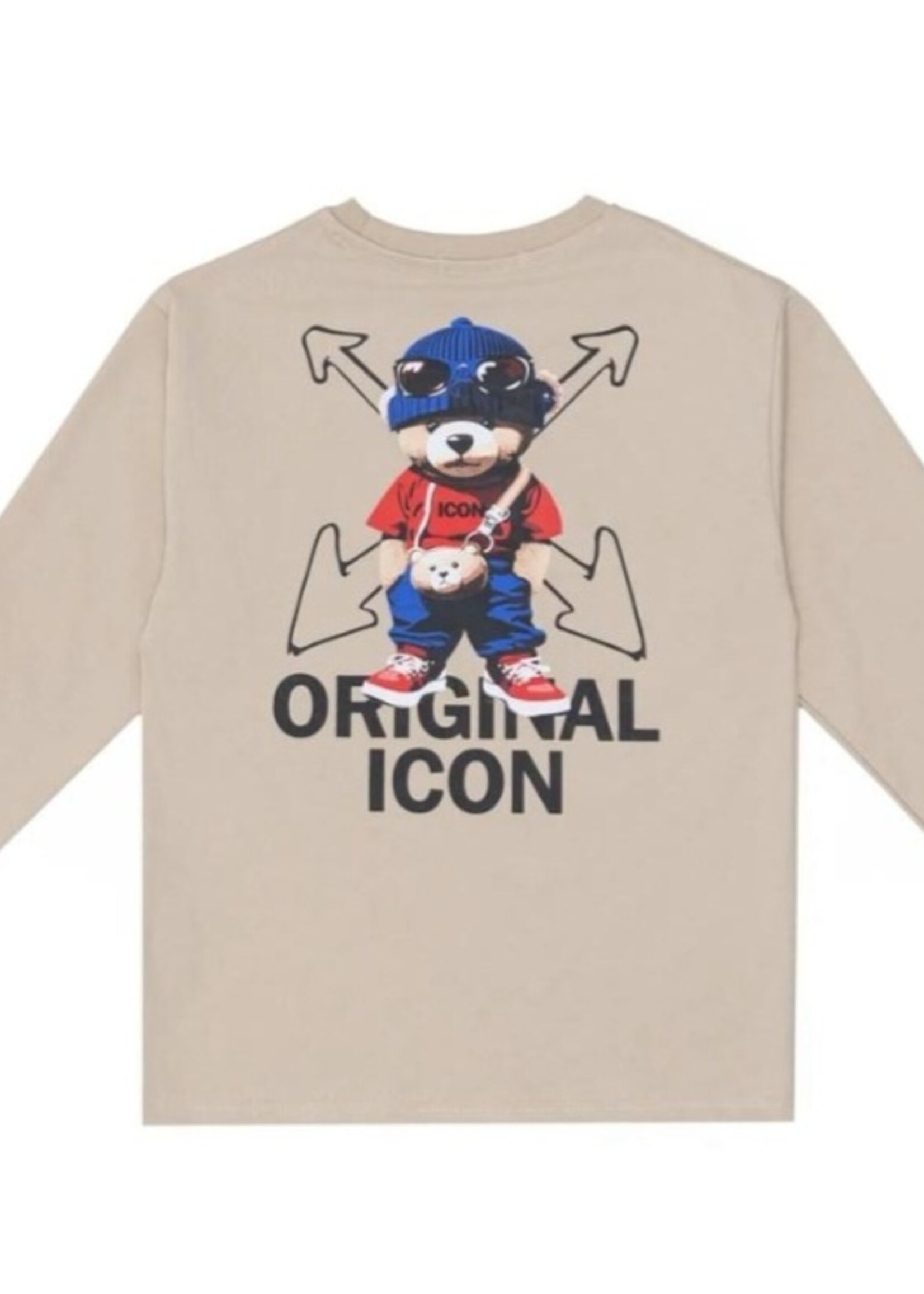 Icon Longsleeve Pijl Beige