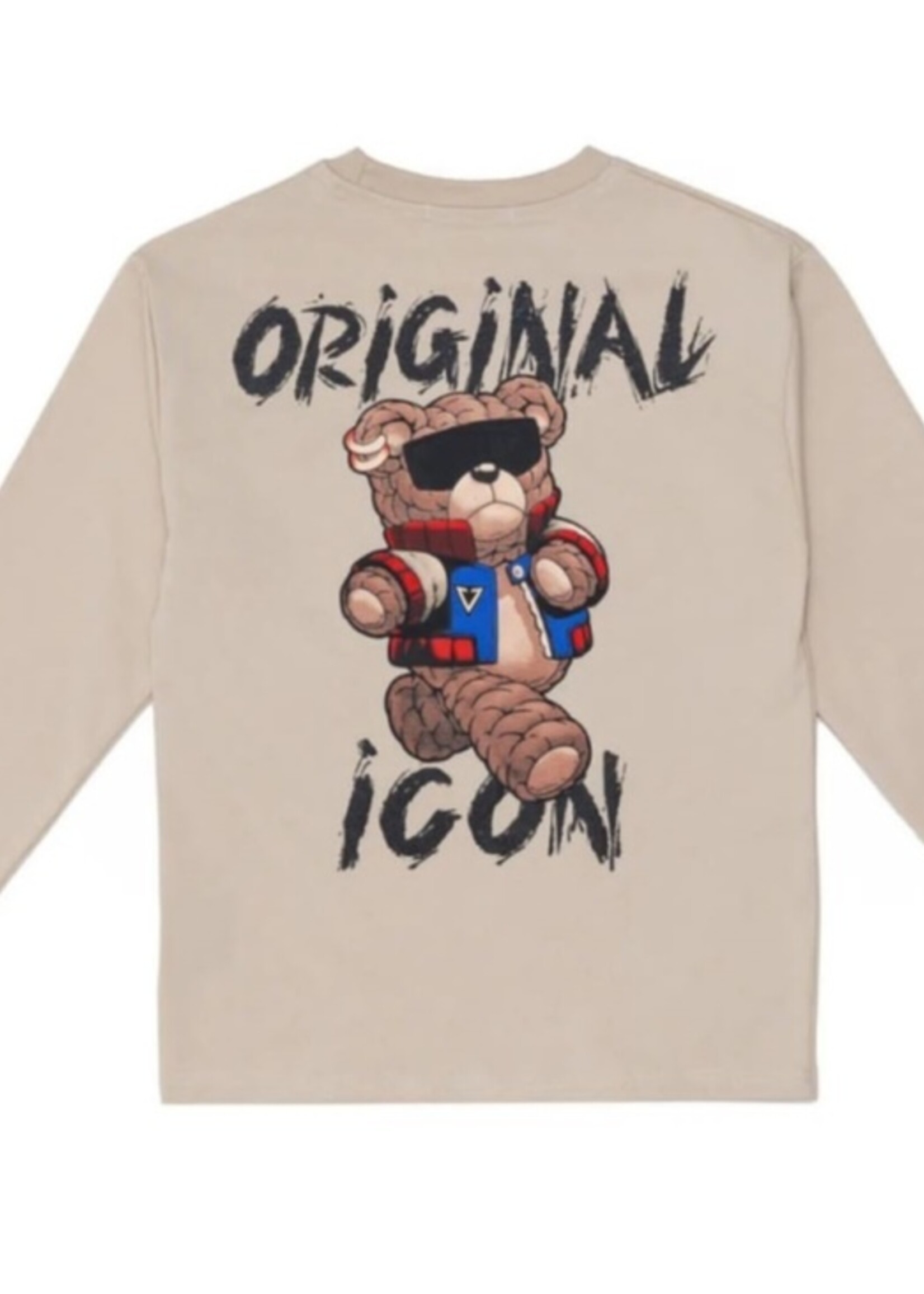 Icon Longsleeve Big Bear Beige