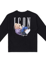 Icon Longsleeve Chill Bear Black