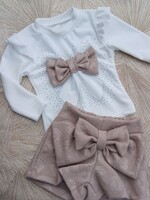 Bow Set Lizzy Beige