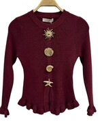 Seashell Trui Bordeaux