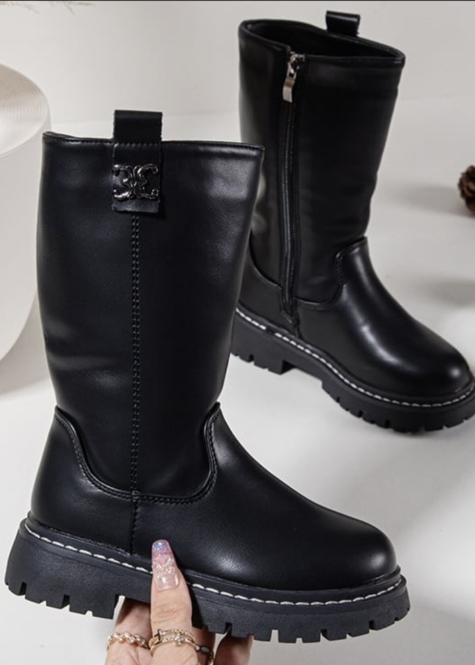 Brooklyn Boots High Black