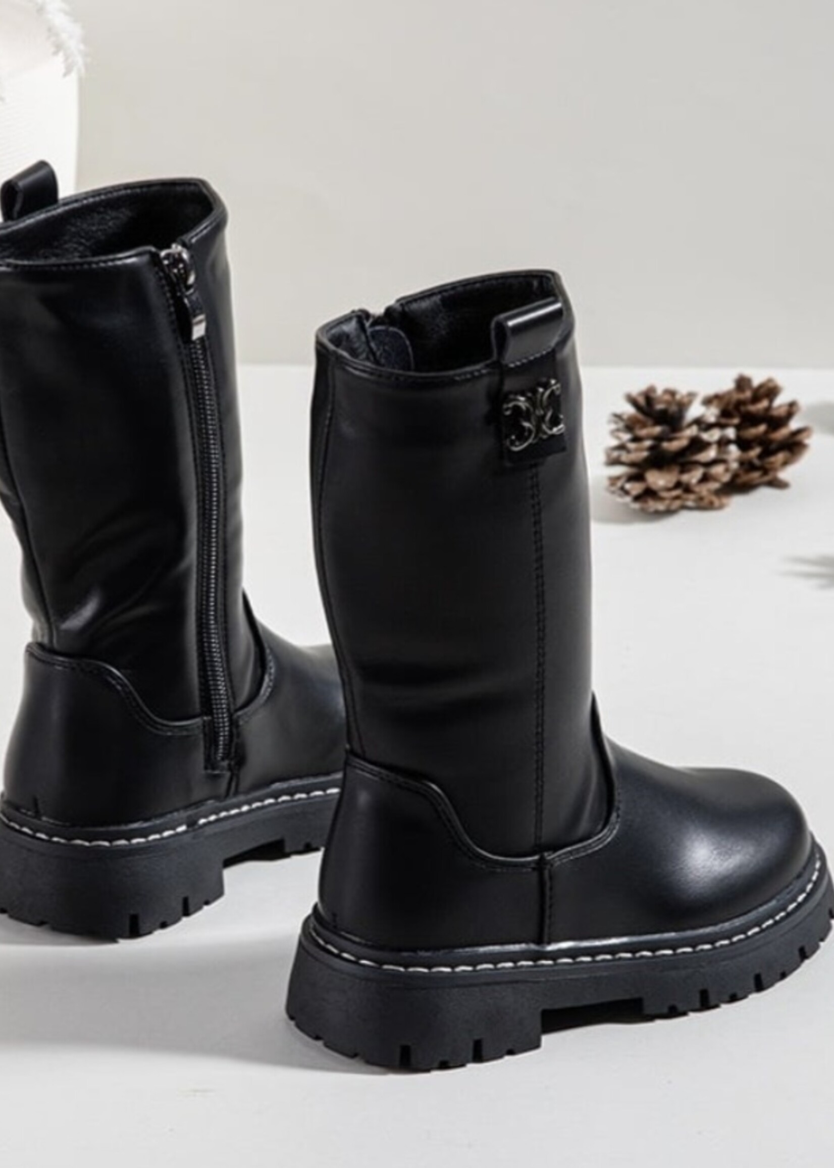 Brooklyn Boots High Black