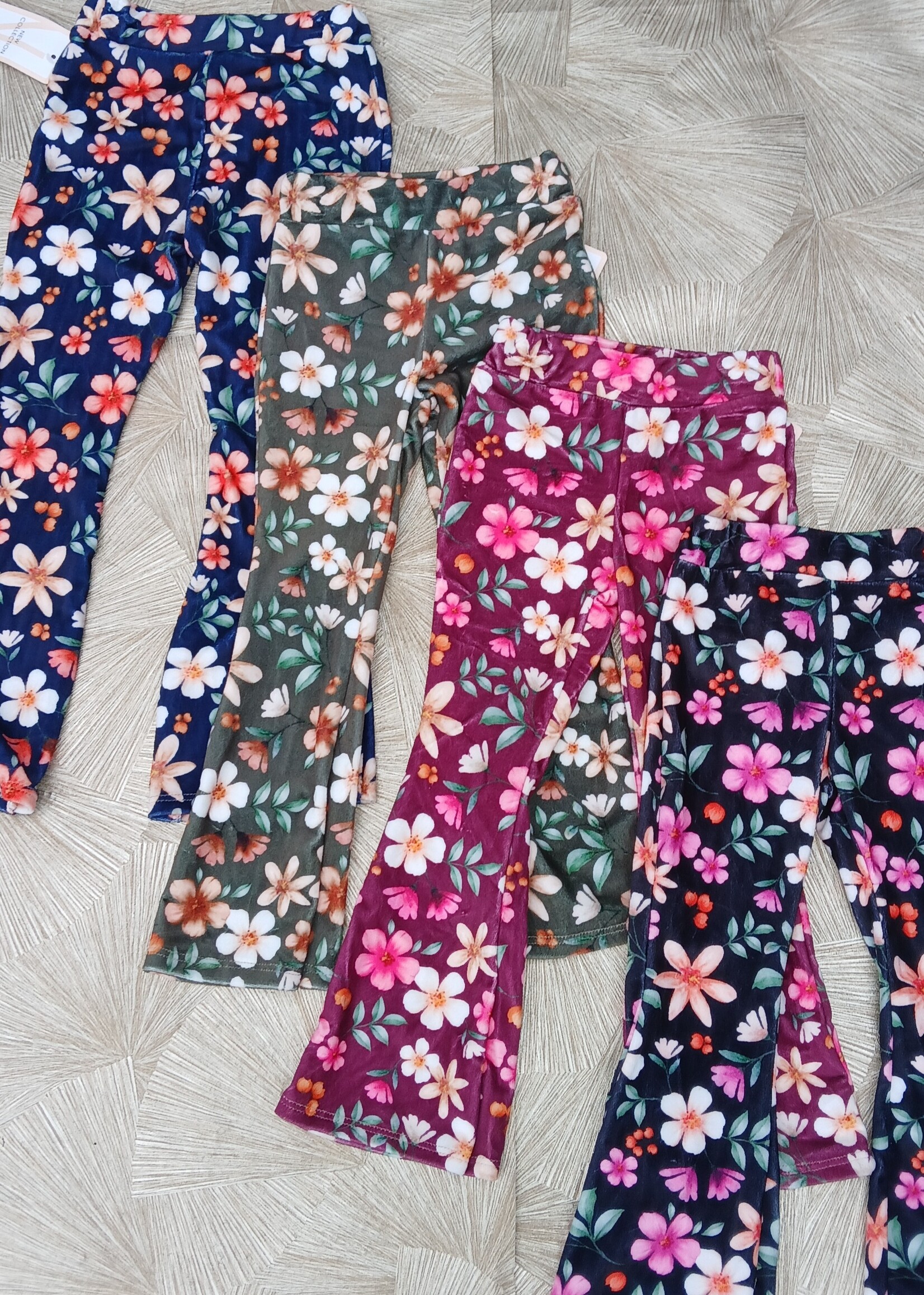 Velvet Flower Flair Blue