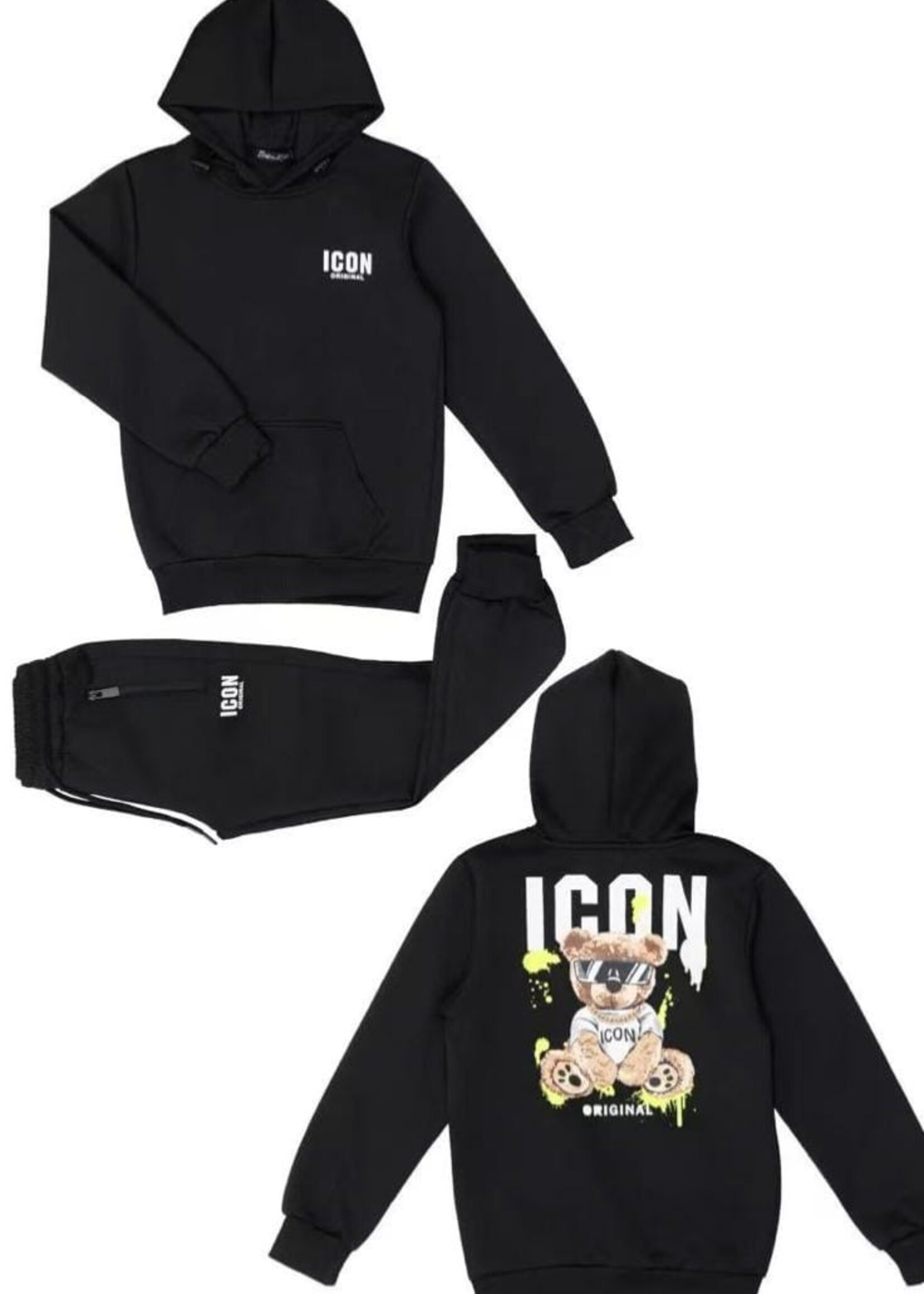 Icon Cool Bear Set Black