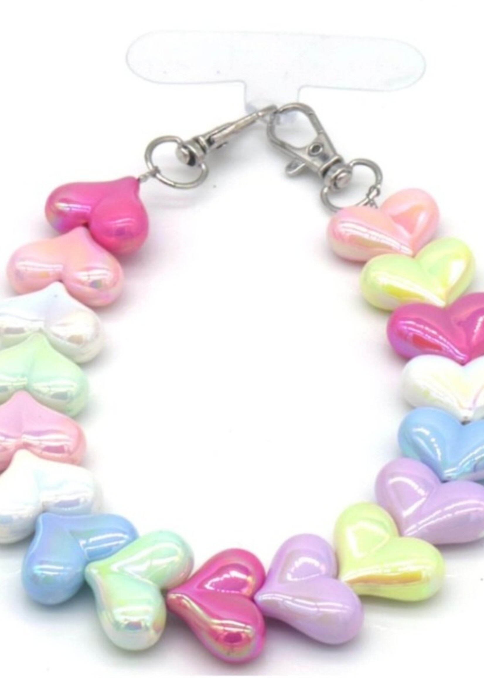 Telefoonkoord Hearts Multicolor