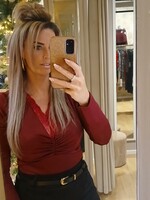 Dames Lace Body Bordeaux