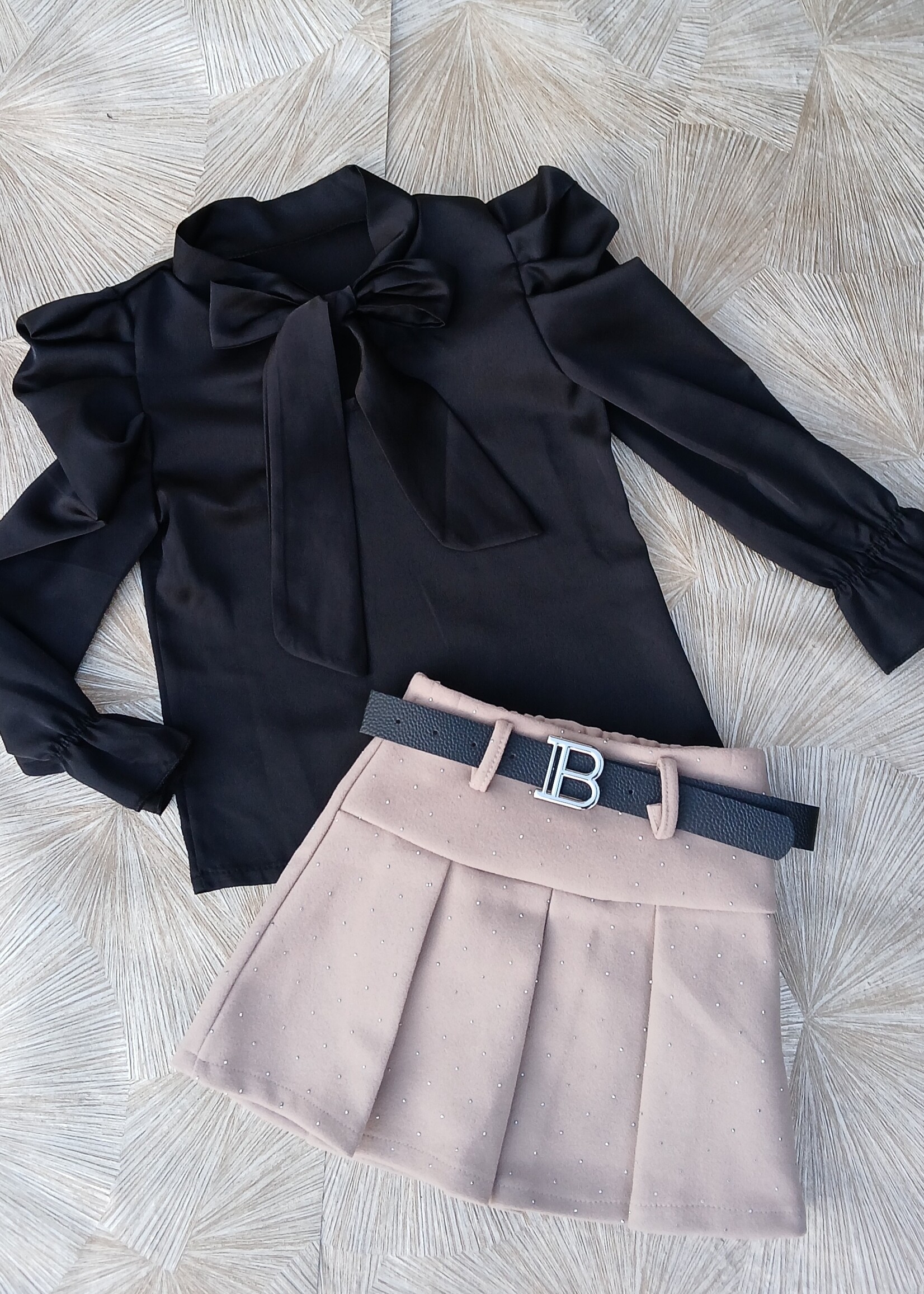 B-Style Skirt Beige