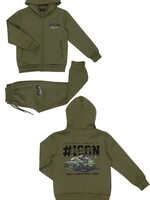 Icon Racing Set Army Green