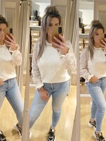Lace Trui Beige