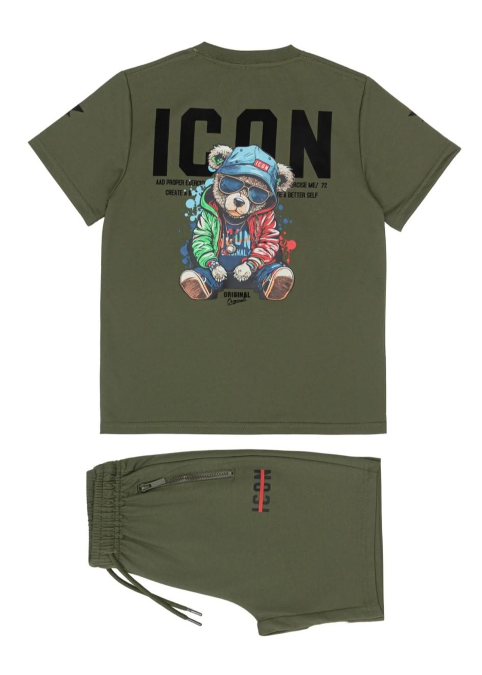 Icon Bear Set ArmyGreen