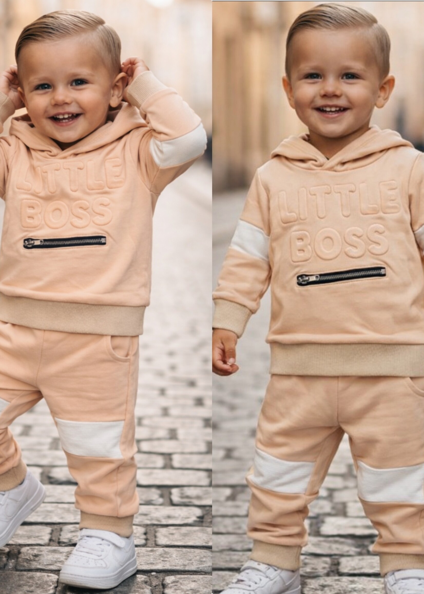 Little Boss Set Beige