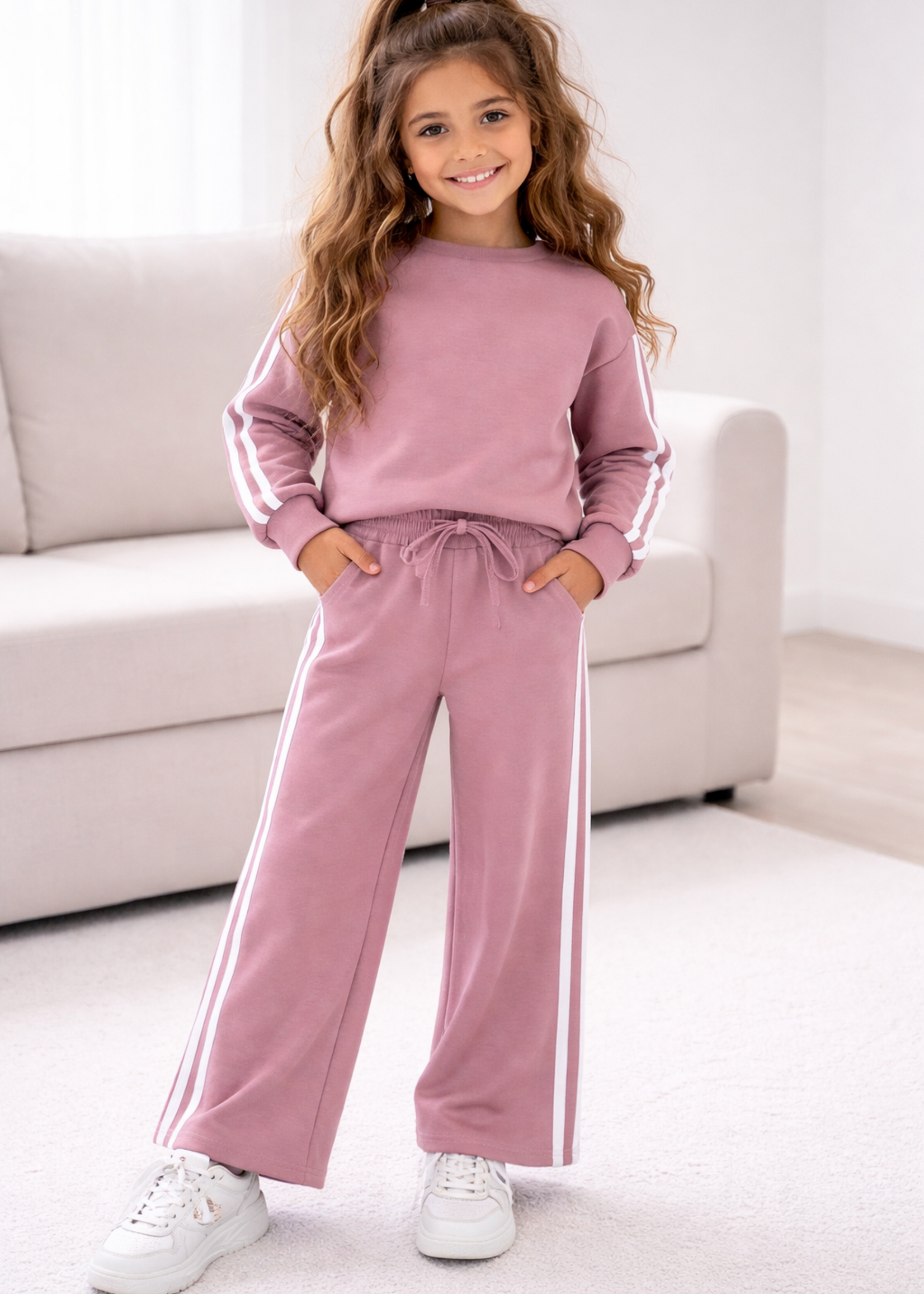 Girly Stripe Set Pink