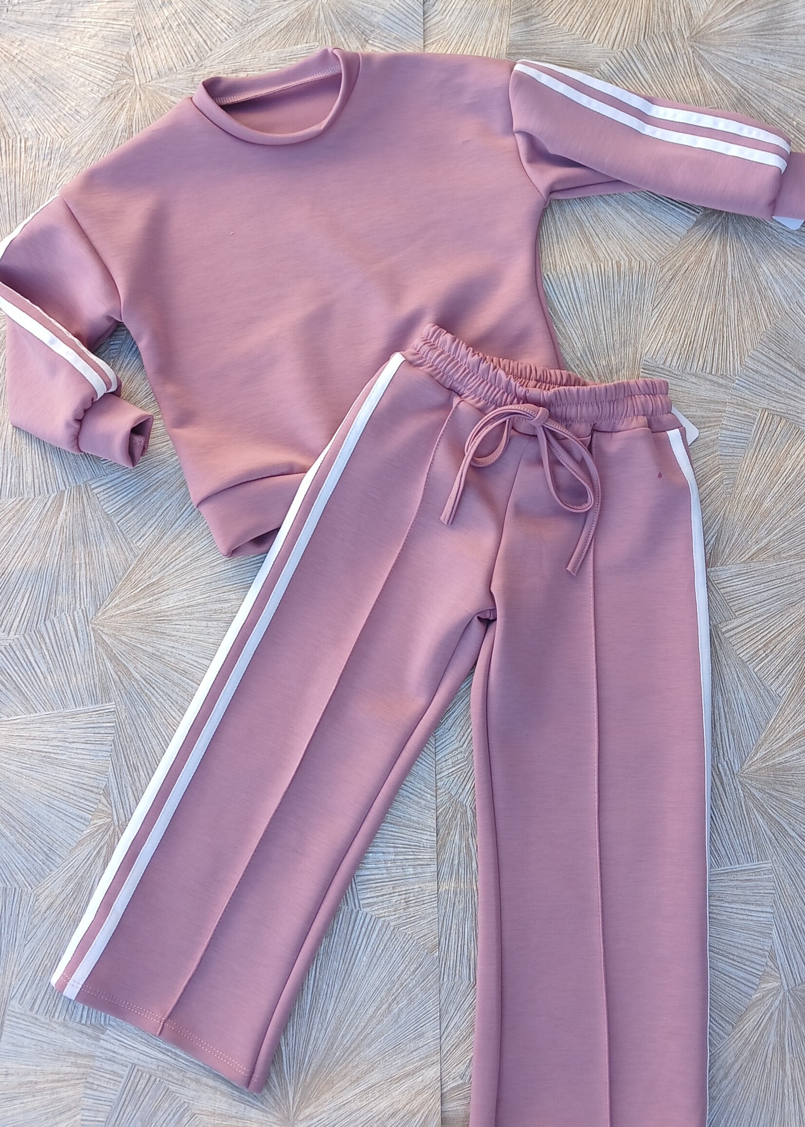 Girly Stripe Set Pink