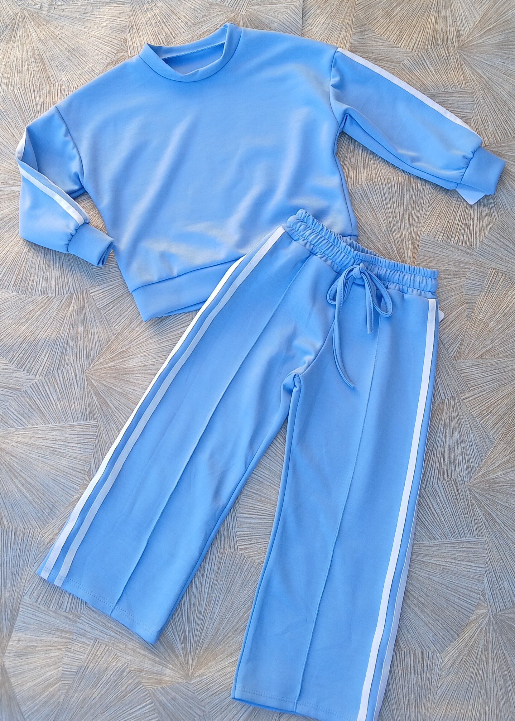 Girly Stripe Set Blue
