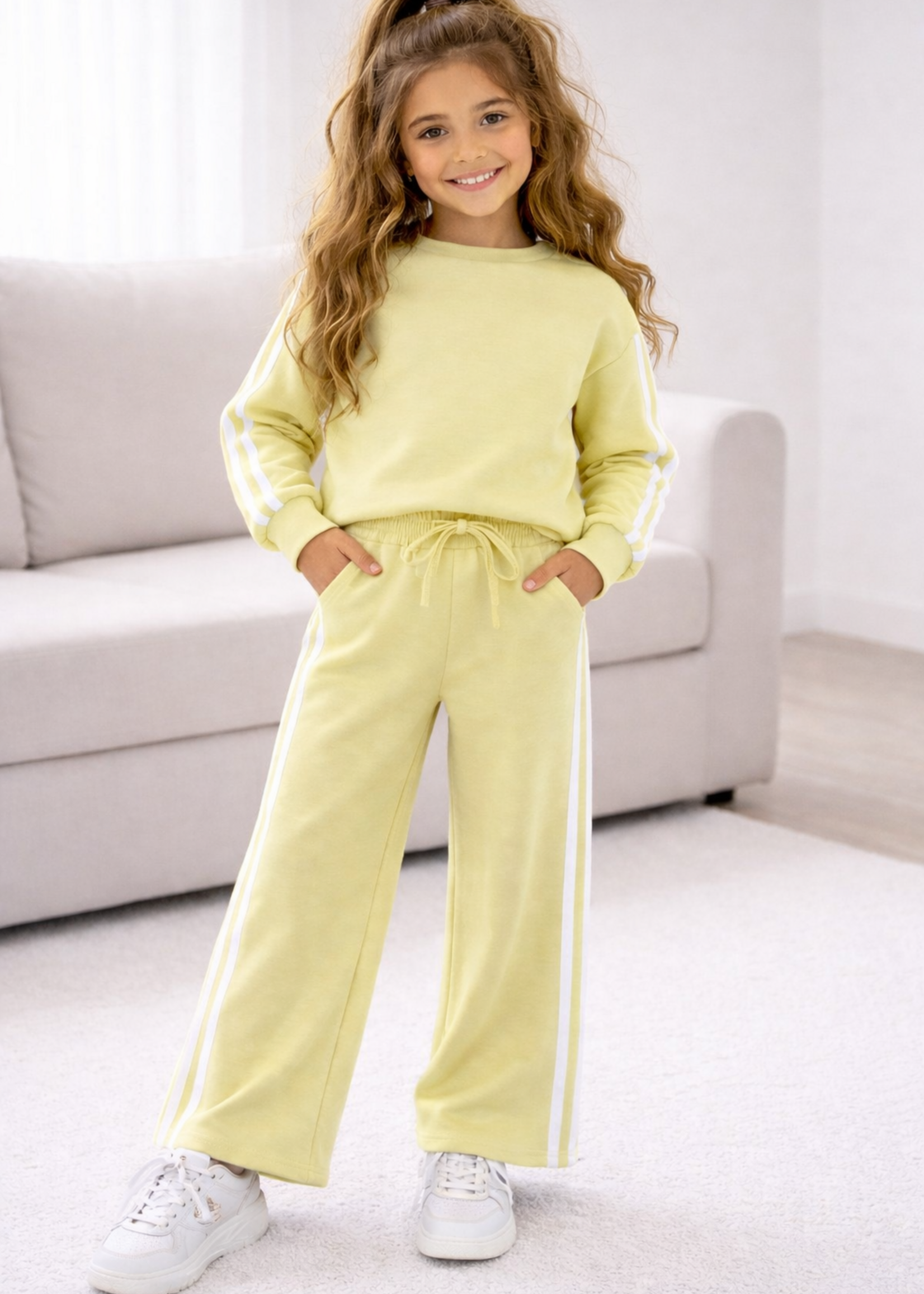 Girly Stripe Set Yellow