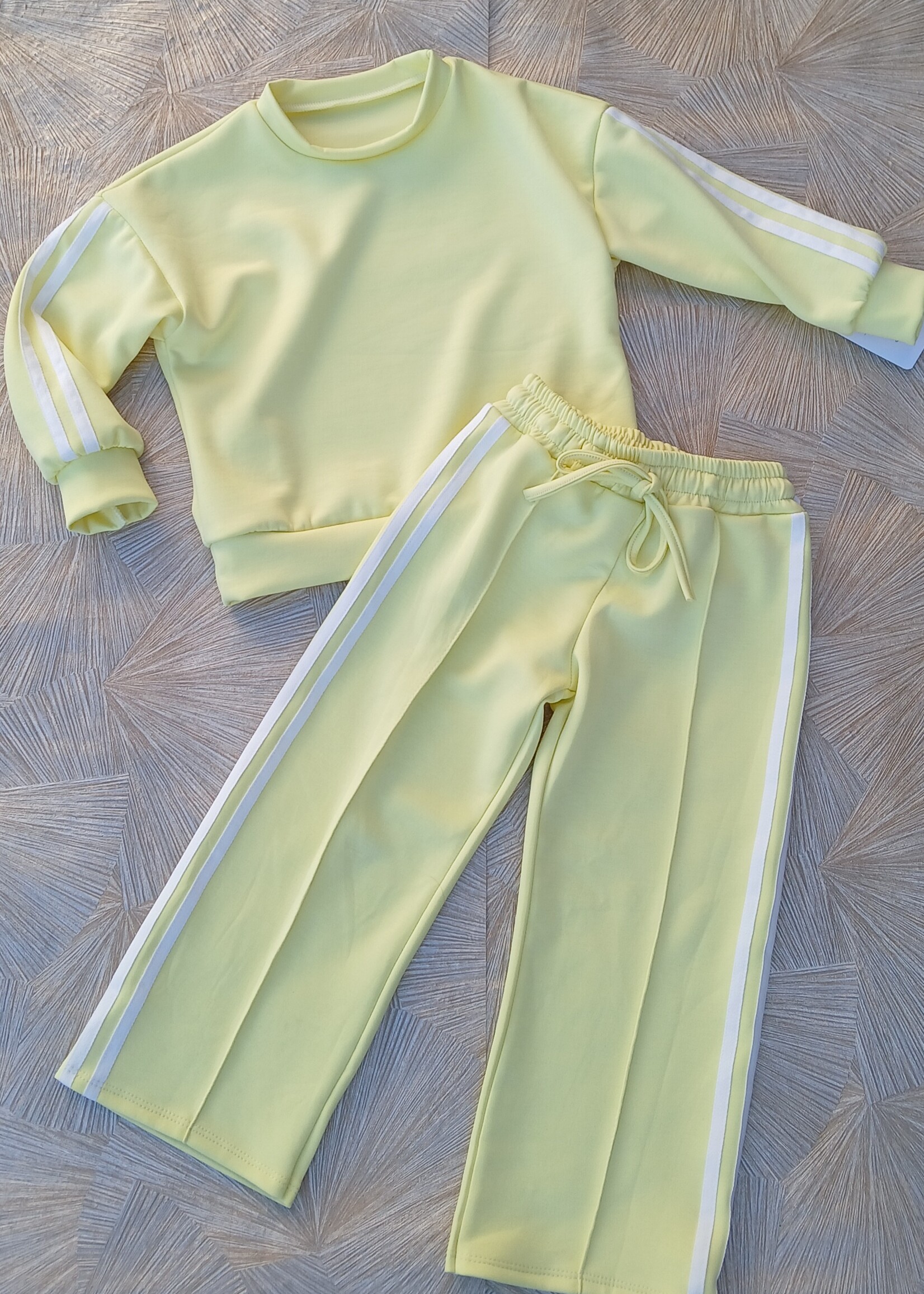 Girly Stripe Set Yellow