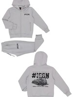 Heren Icon Racing Set Grey