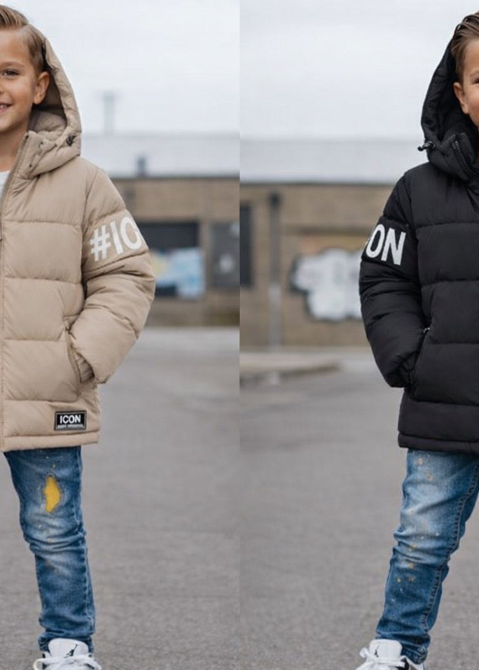 Icon Winterjacket Sleeve Beige