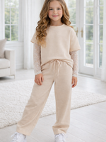Jogging Lace Set Beige