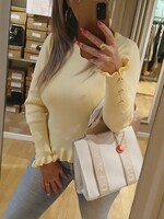 Ruffle Hearts Top Yellow