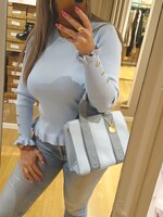 Ruffle Hearts Top Blue