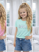 Glitter Love Shirt Pink