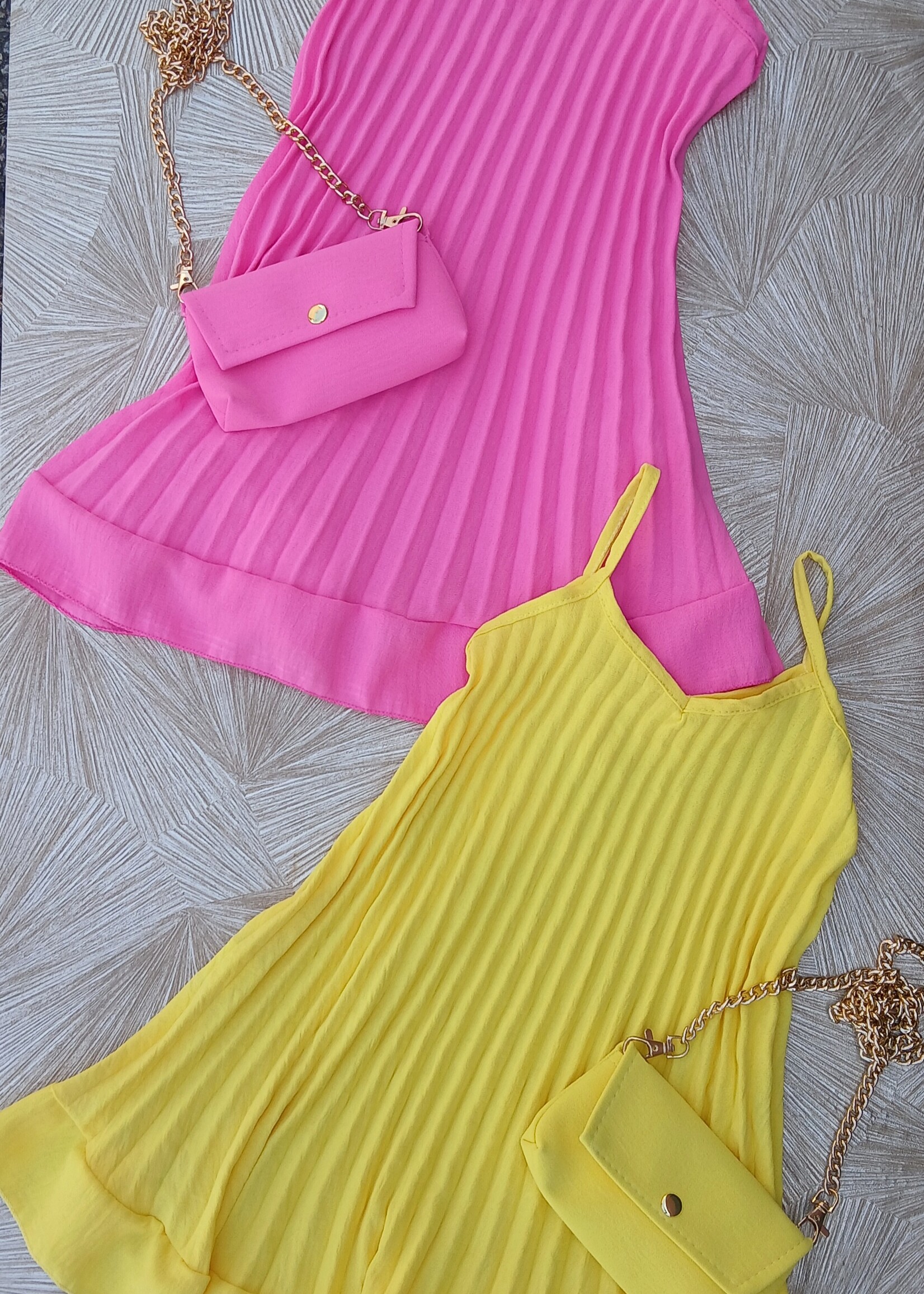 Summer Dress Spain Fuchsia Roze