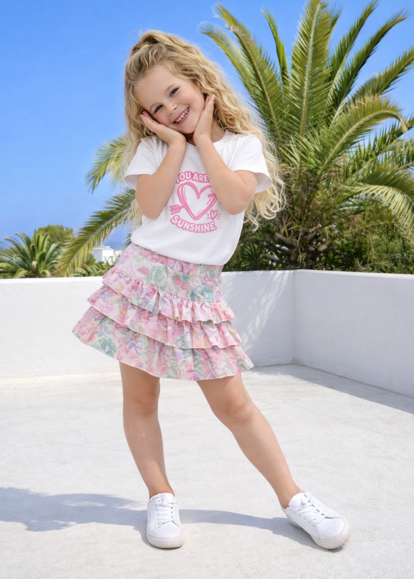 Sunshine Heart T-Shirt Pink