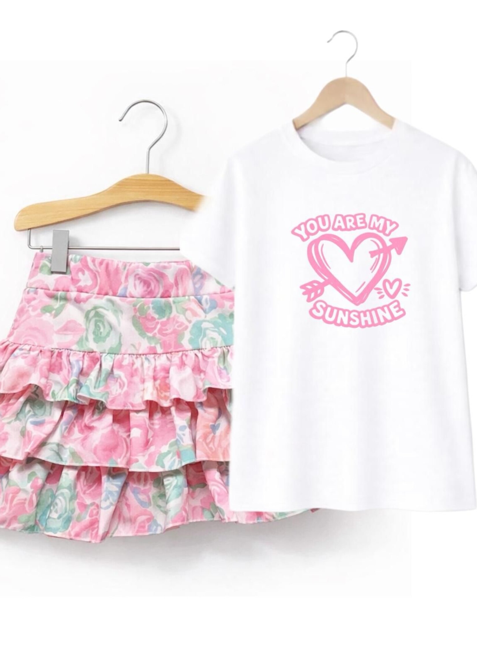 Sunshine Heart T-Shirt Pink