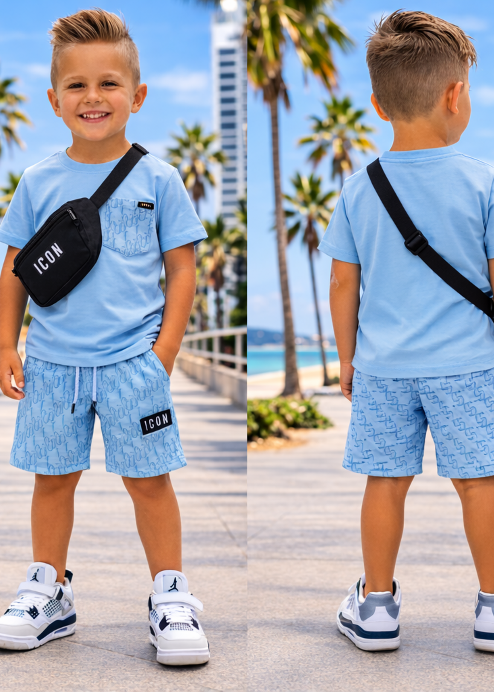 Icon Designed Set Blue