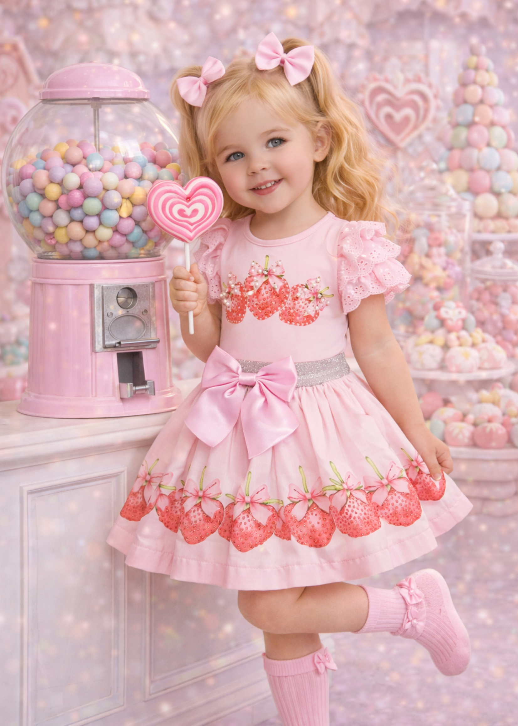 Luxury Strawberry Set Pink