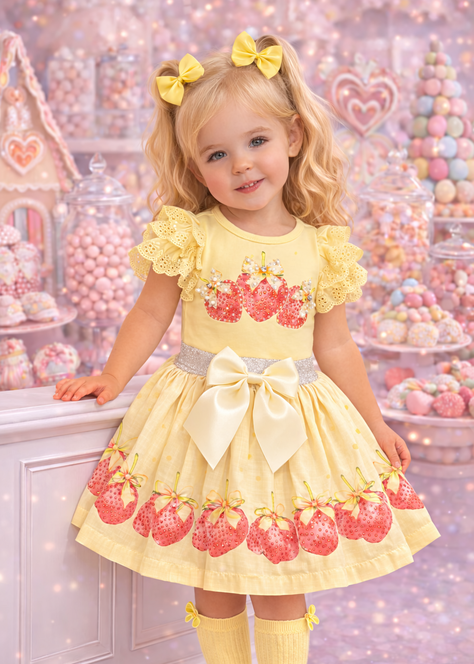 Luxury Strawberry Set Yellow