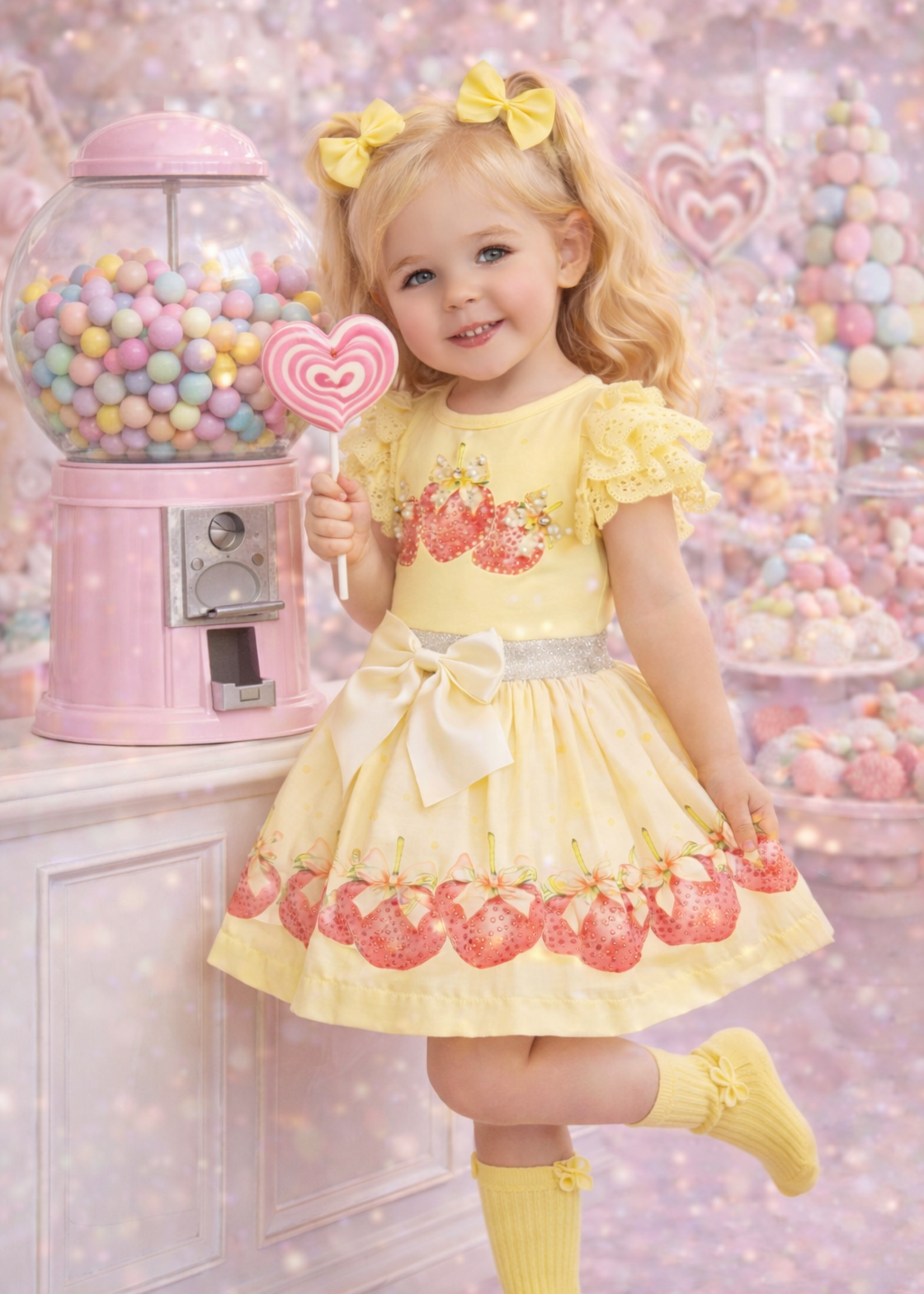 Luxury Strawberry Set Yellow