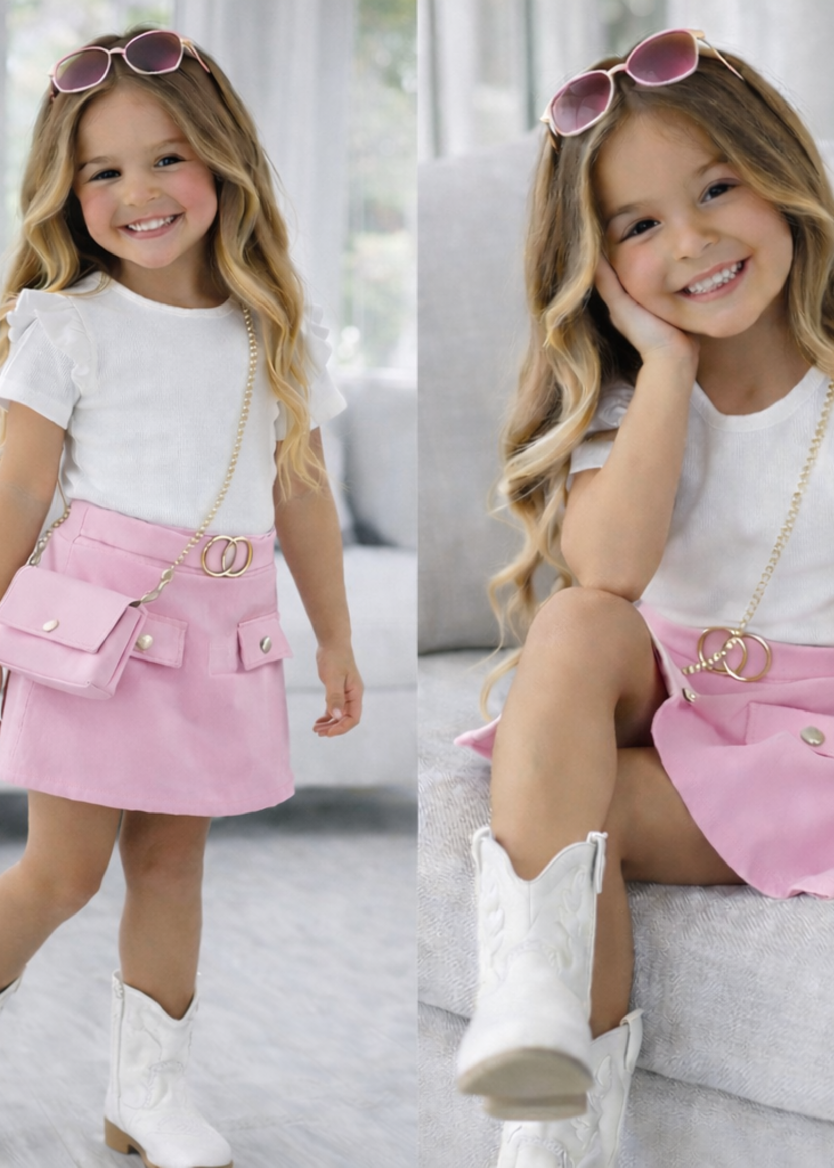 Chic Glamour Dress Softpink