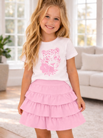 Emma Ruffle Skort Pink