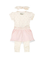 Dirkje Girls 3 delig Dress Bow Set