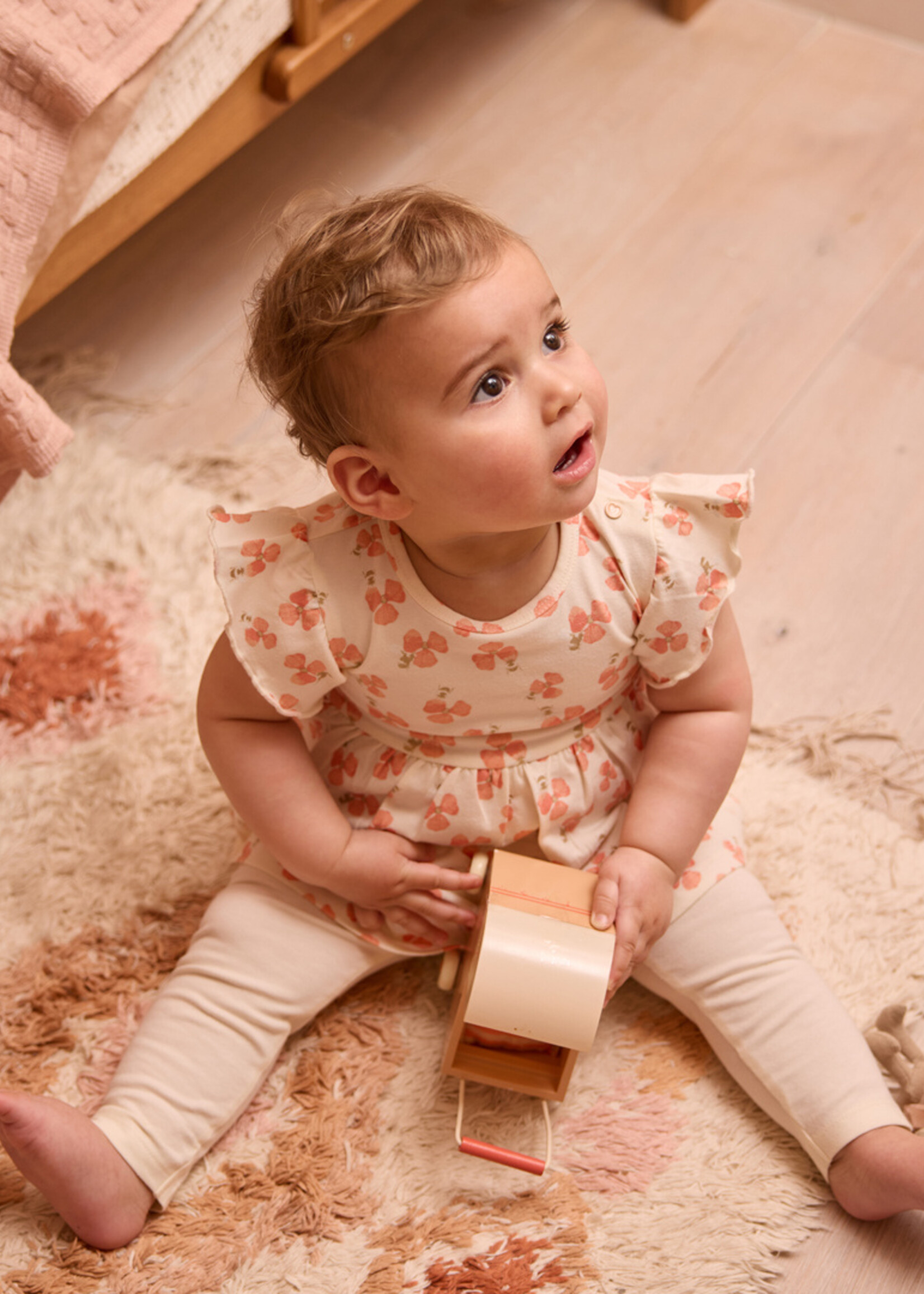 Dirkje 2 Pack Girls Dresses Peach