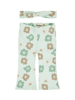 Dirkje Girls Flared Flower Mint