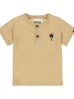 Dirkje Boys Shirt Palmtree Camel