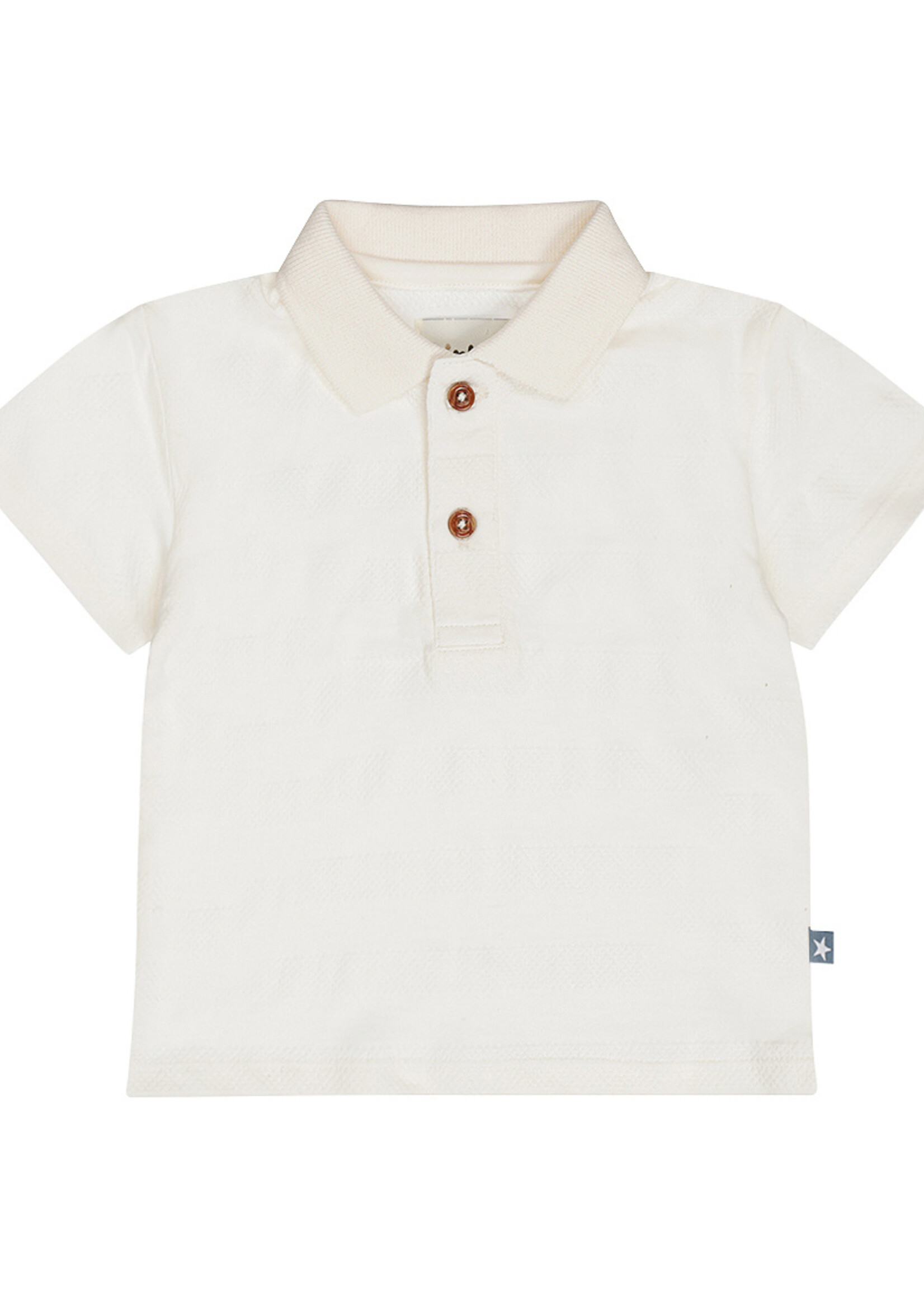 Dirkje Boys Polo Shirt Off White